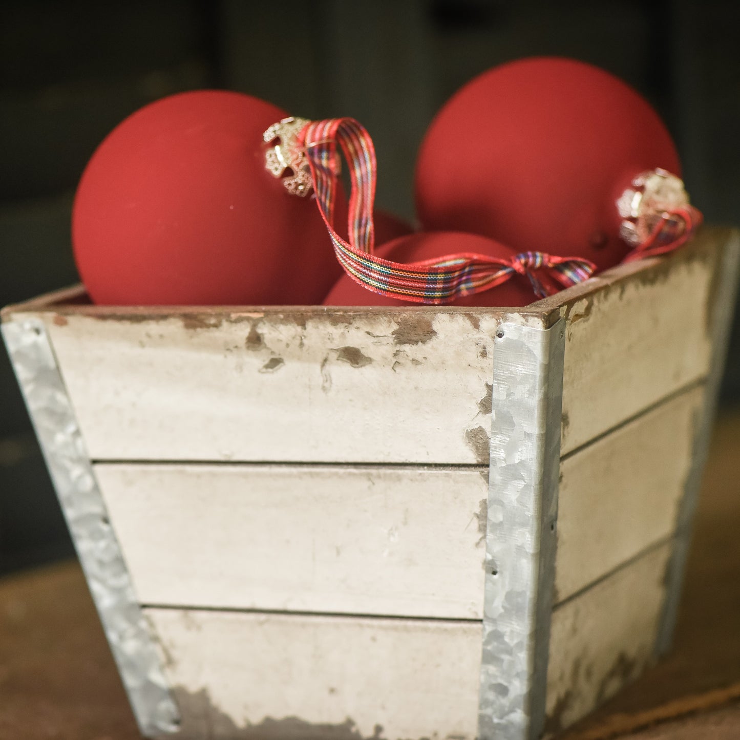 White Shiplap Planter